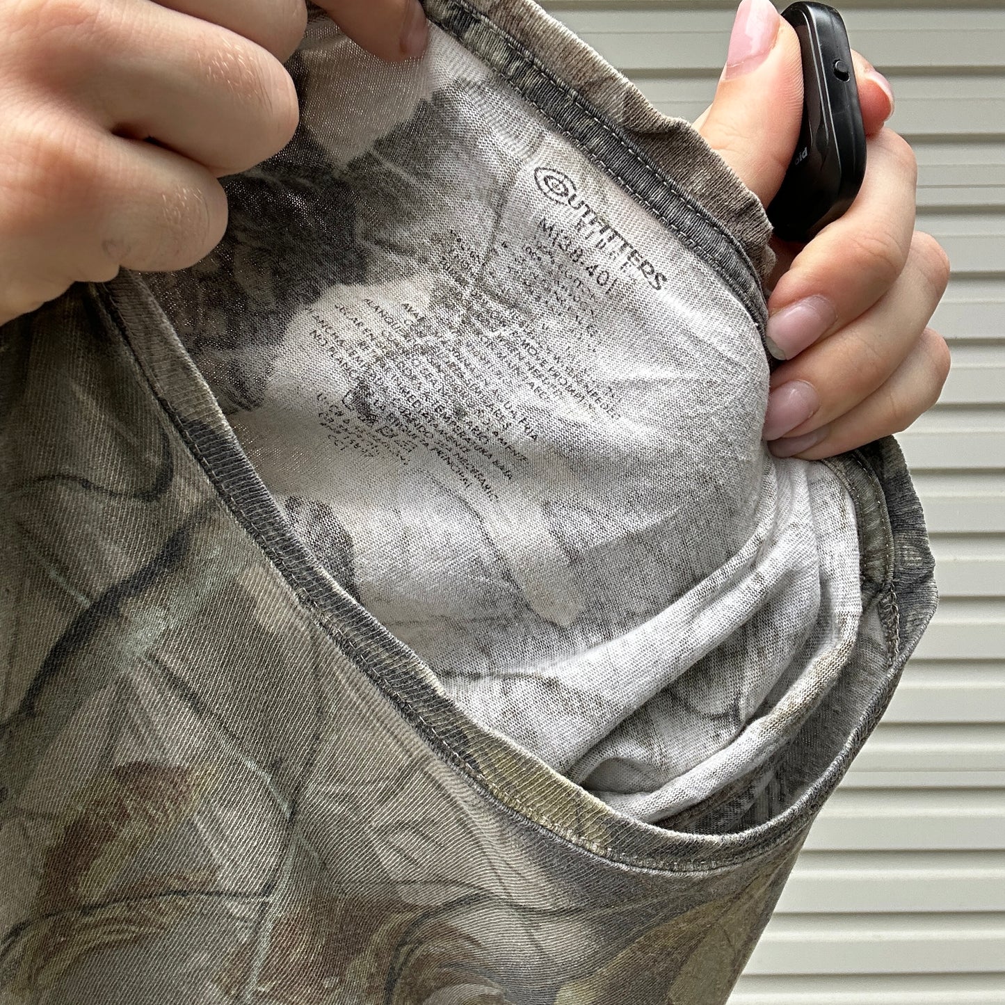 Vintage Camo Pocket Tee - M