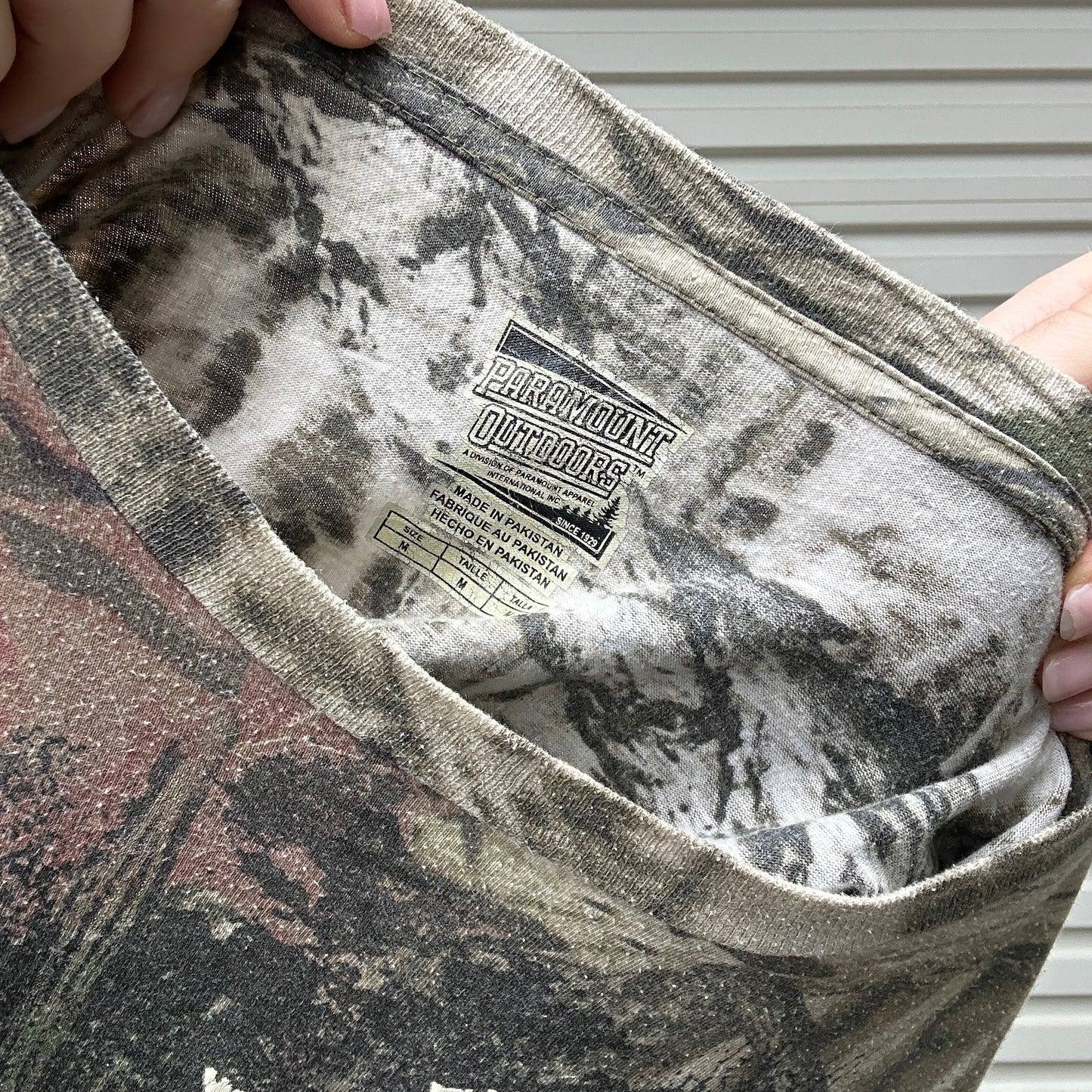 Vintage Mossy Oak Camo Graphic Tee - M