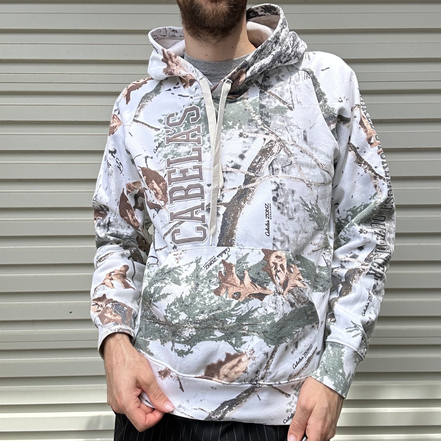 Vintage Cabela's Camo Hoodie - M