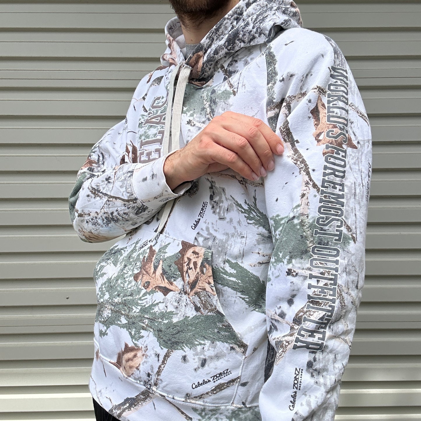 Vintage Cabela's Camo Hoodie - M