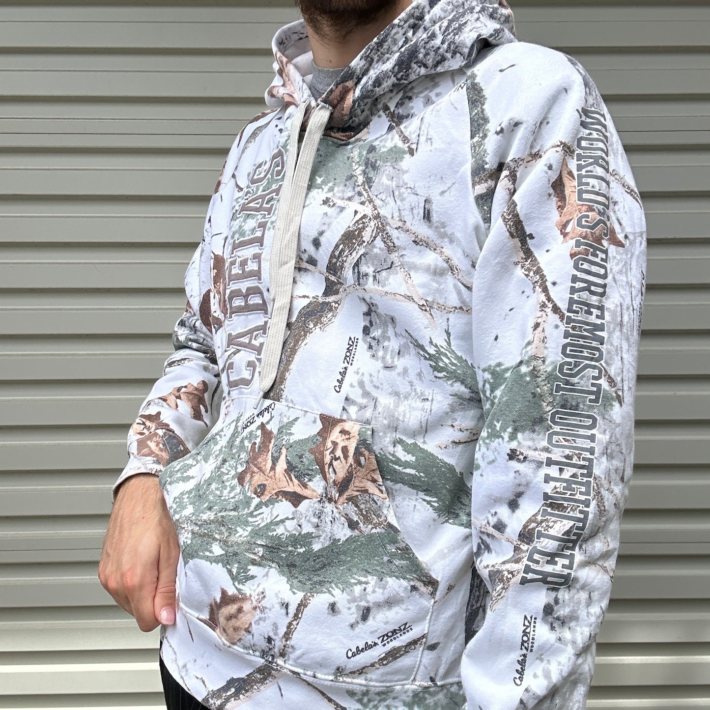 Vintage Cabela's Camo Hoodie - M