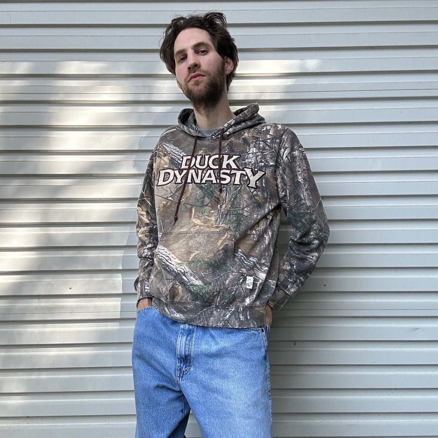 Vintage Duck Dynasty Camo Hoodie - M