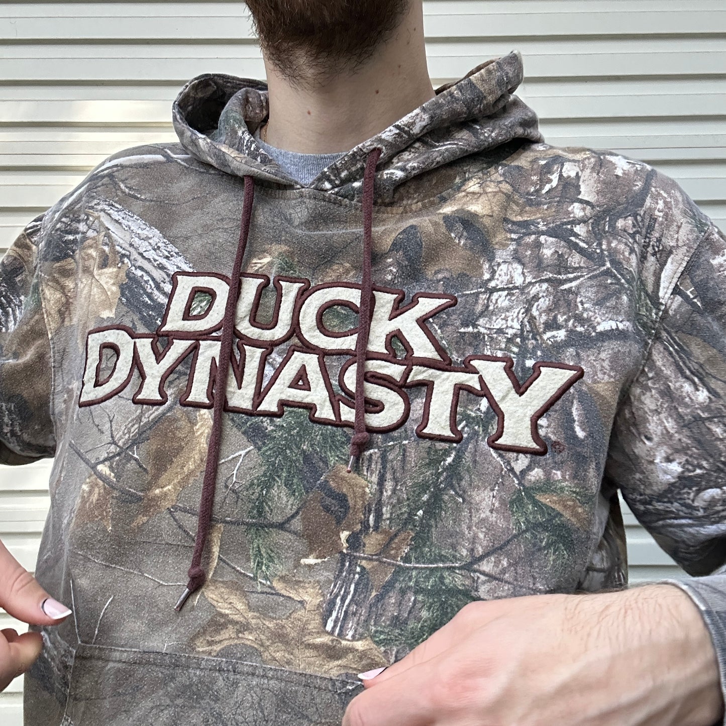 Vintage Duck Dynasty Camo Hoodie - M