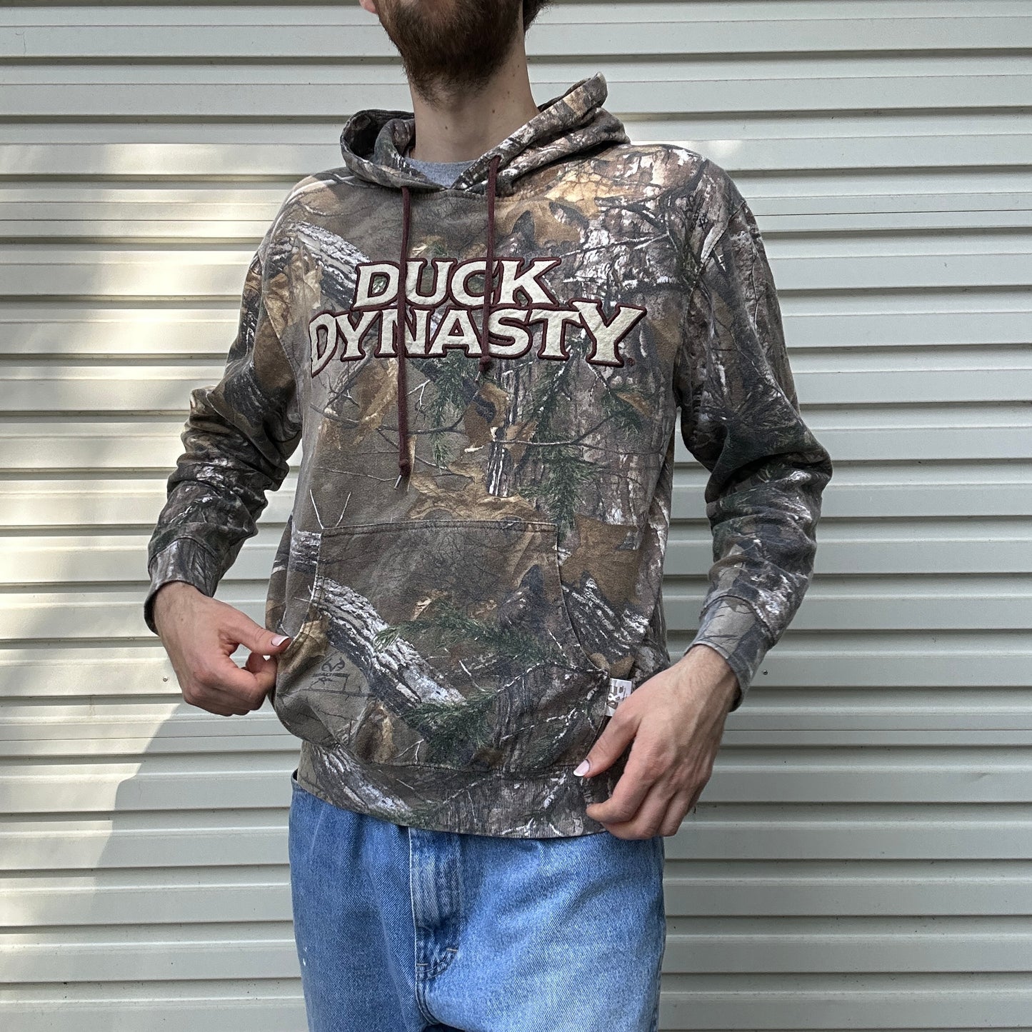 Vintage Duck Dynasty Camo Hoodie - M