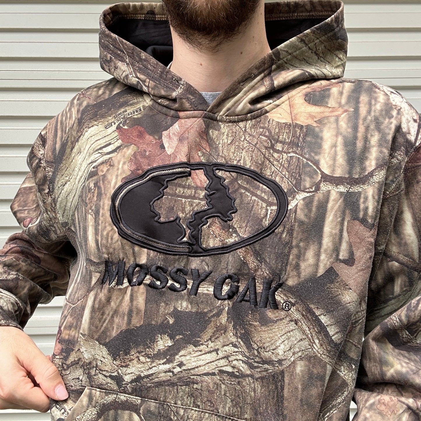 Vintage Mossy Oak Camo Hoodie - M/L