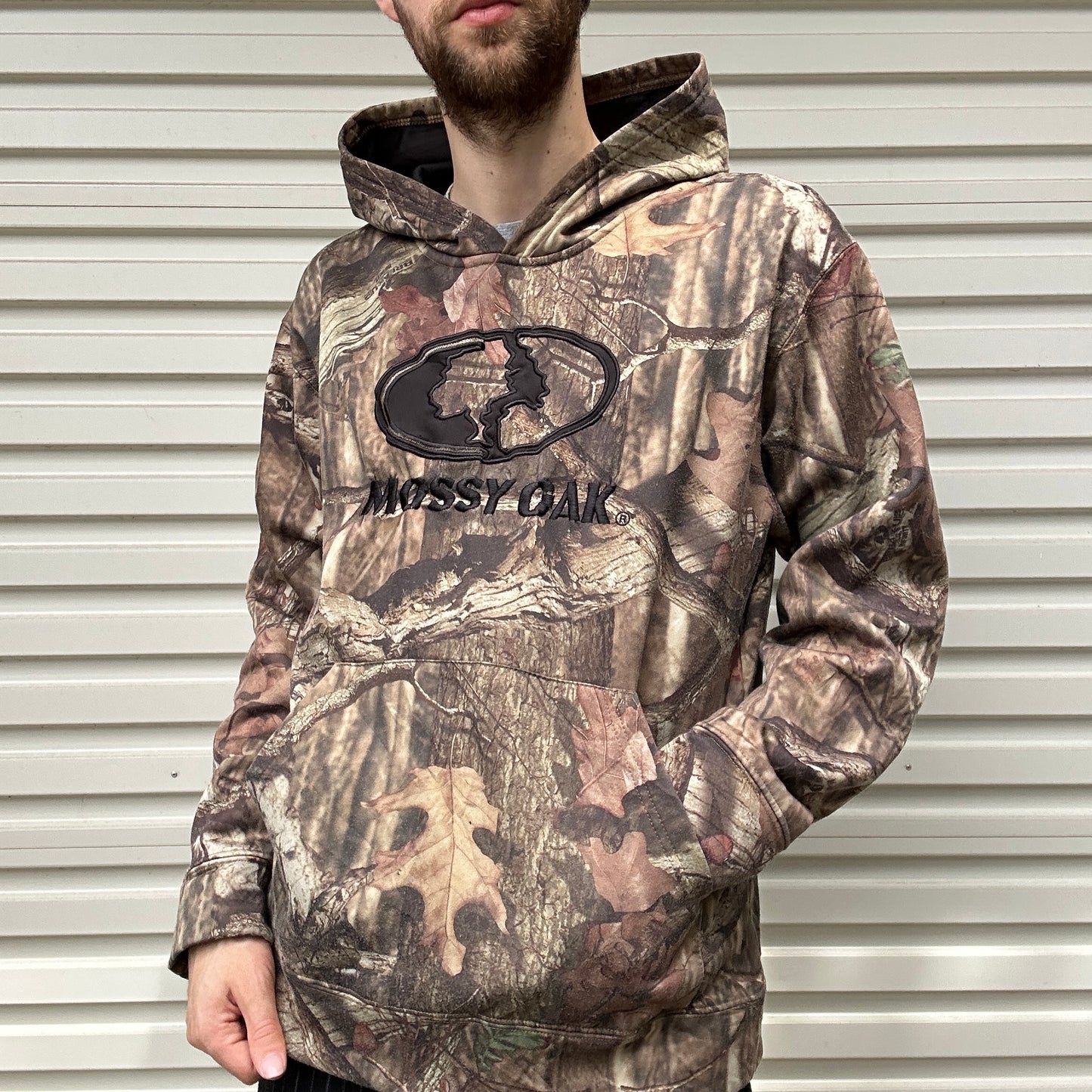 Vintage Mossy Oak Camo Hoodie - M/L