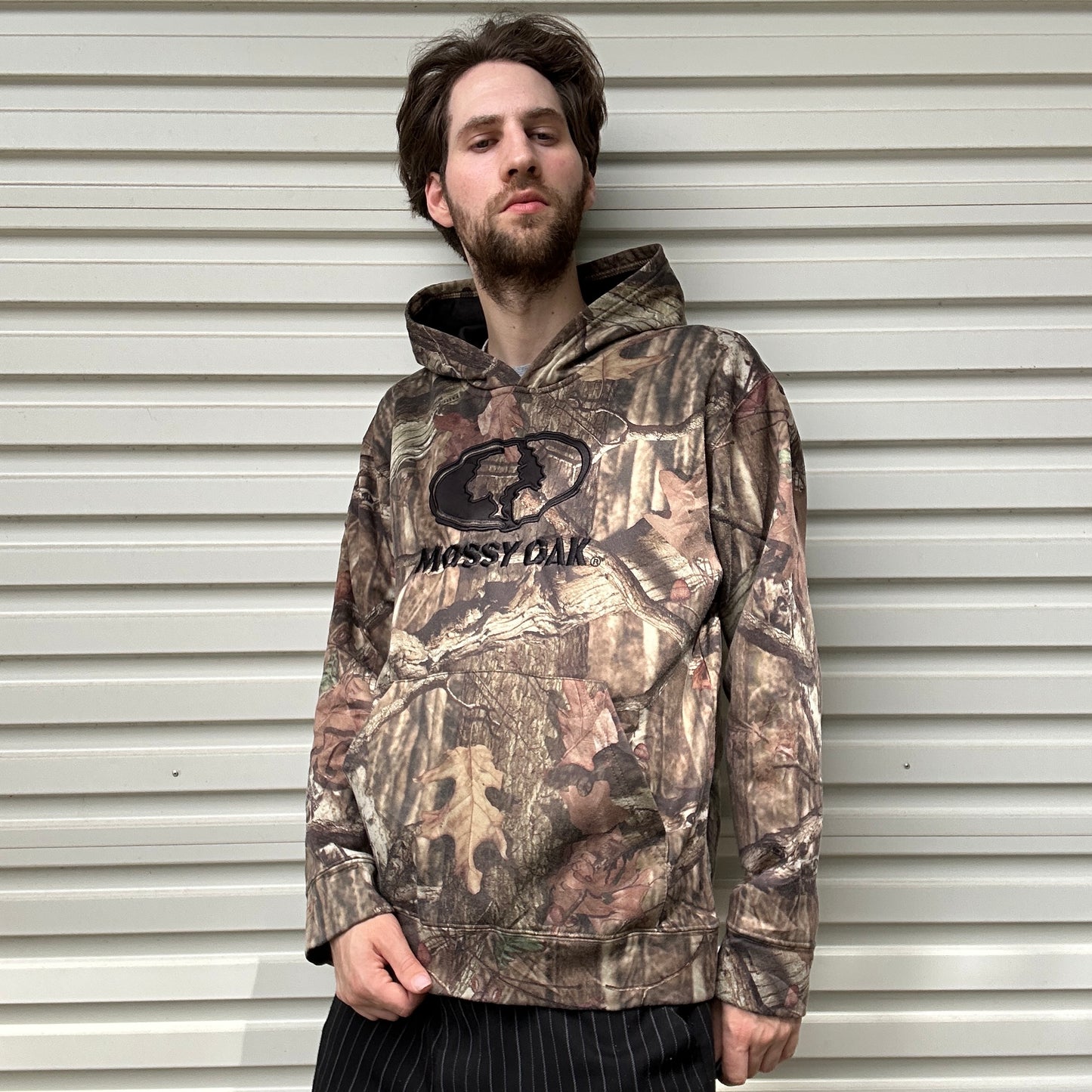 Vintage Mossy Oak Camo Hoodie - M/L
