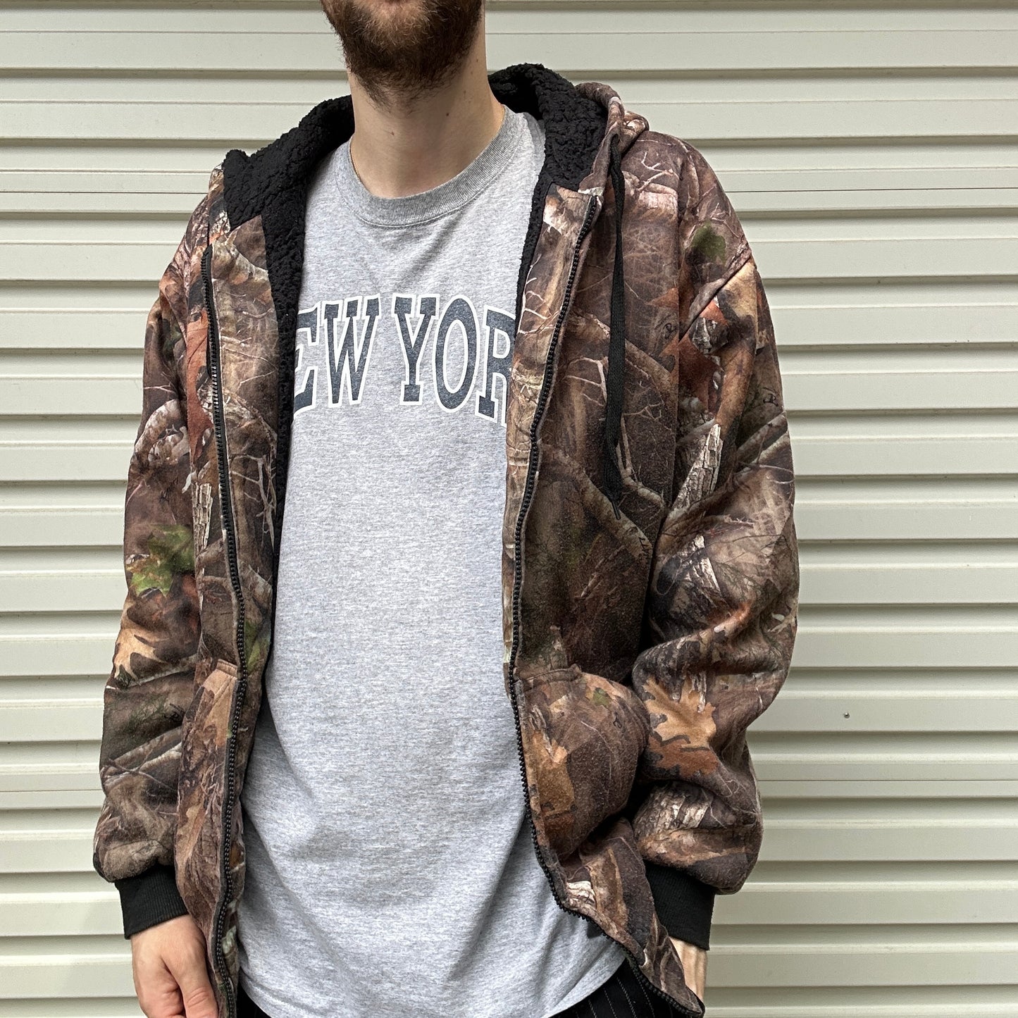 Vintage Realtree Camo Hoodie - L
