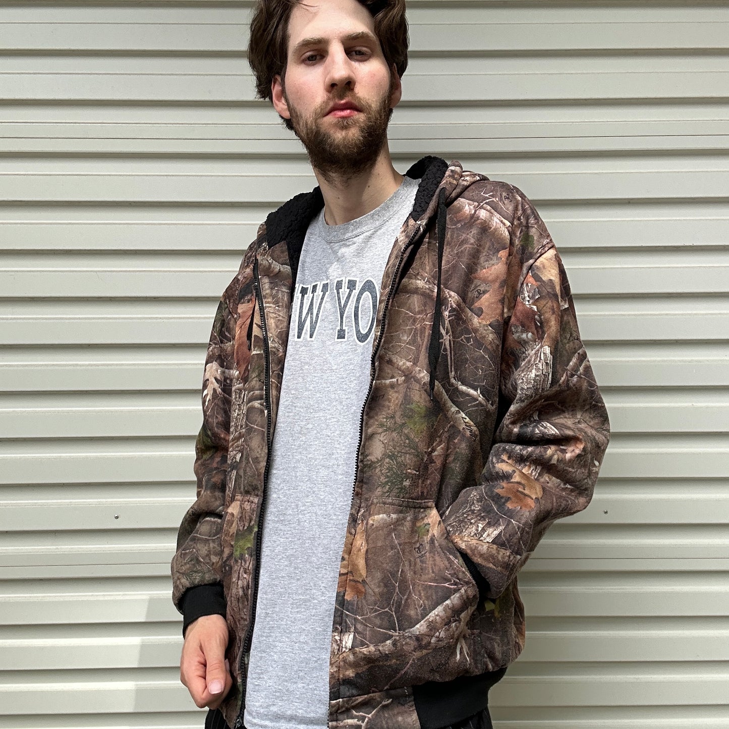 Vintage Realtree Camo Hoodie - L