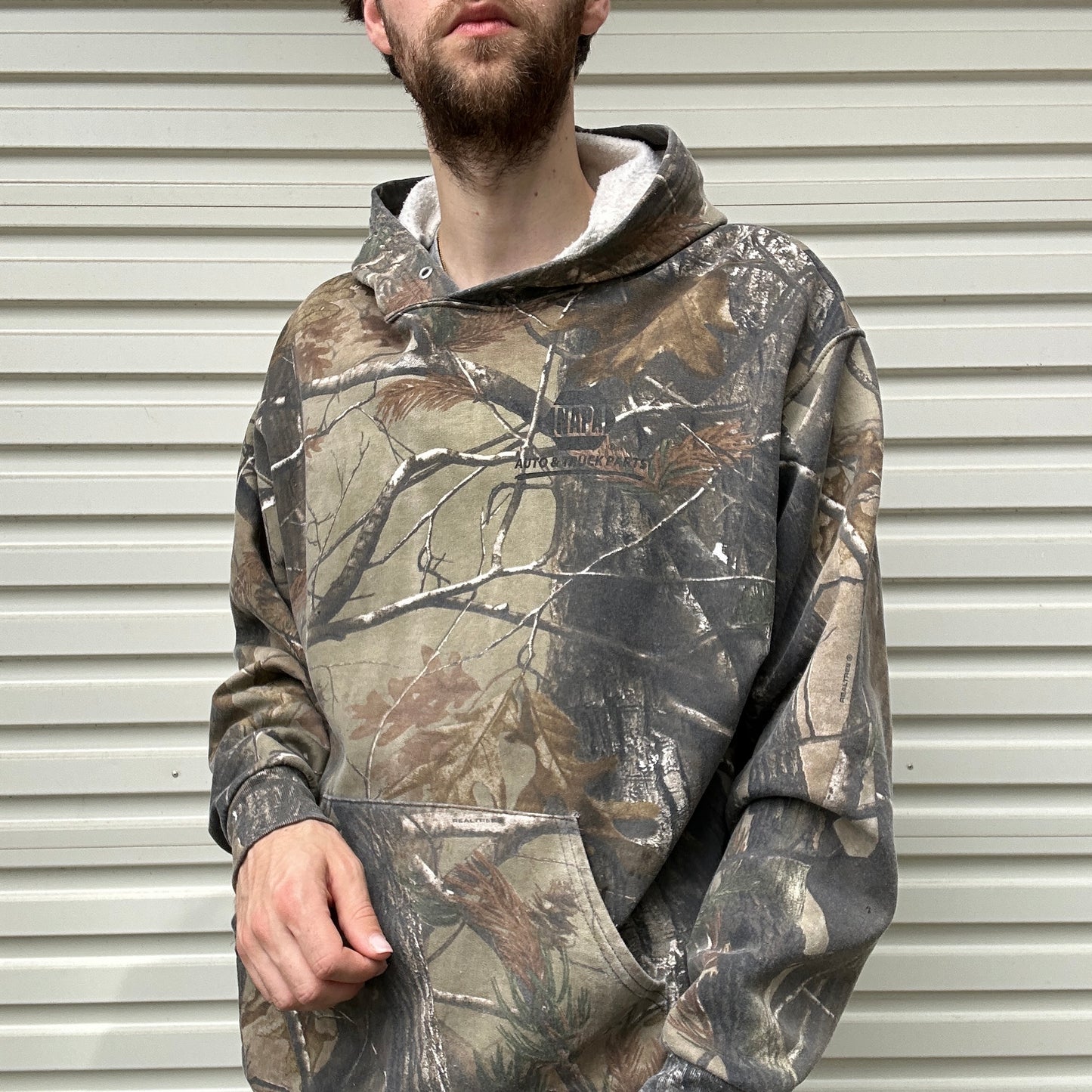 Vintage NAPA Realtree Camo Hoodie - L/XL
