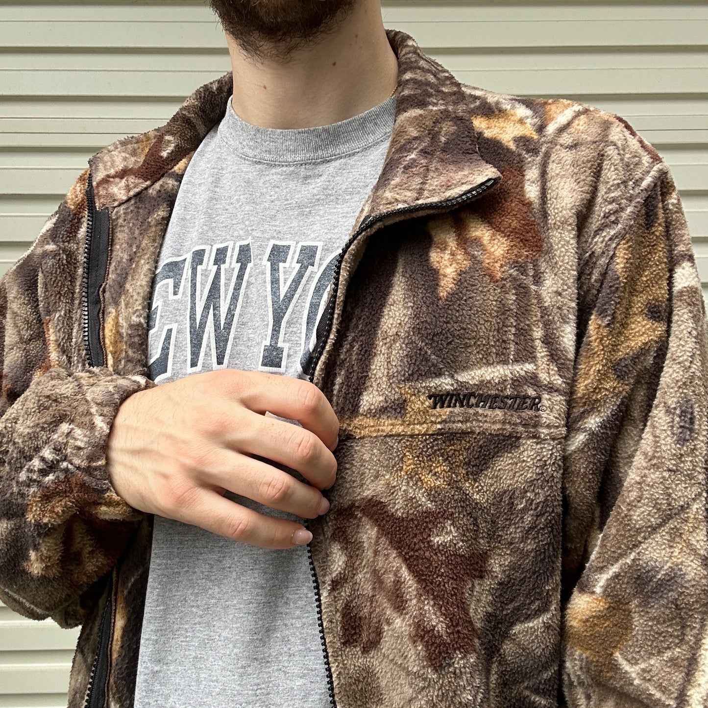 Vintage Winchester Camo Fleece - M