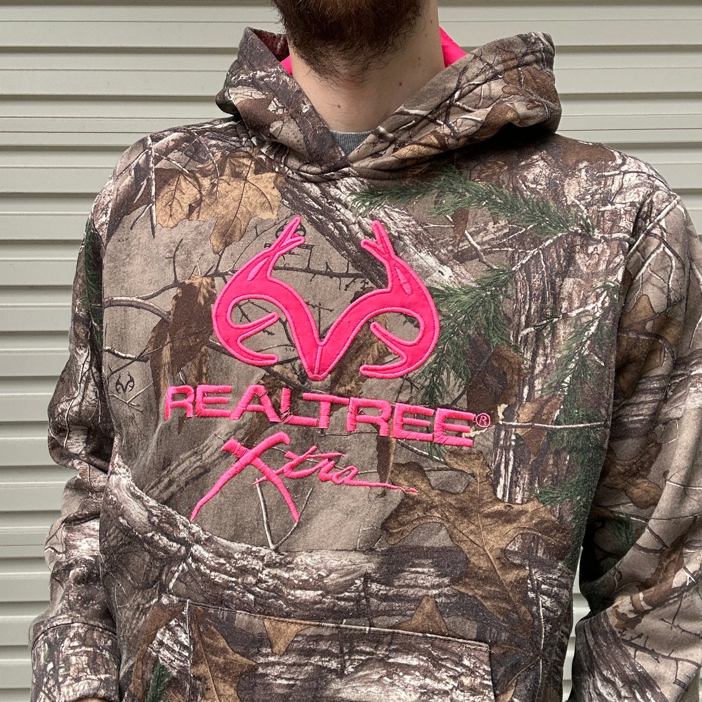 Vintage Realtree Pink Camo Hoodie - XL (W)