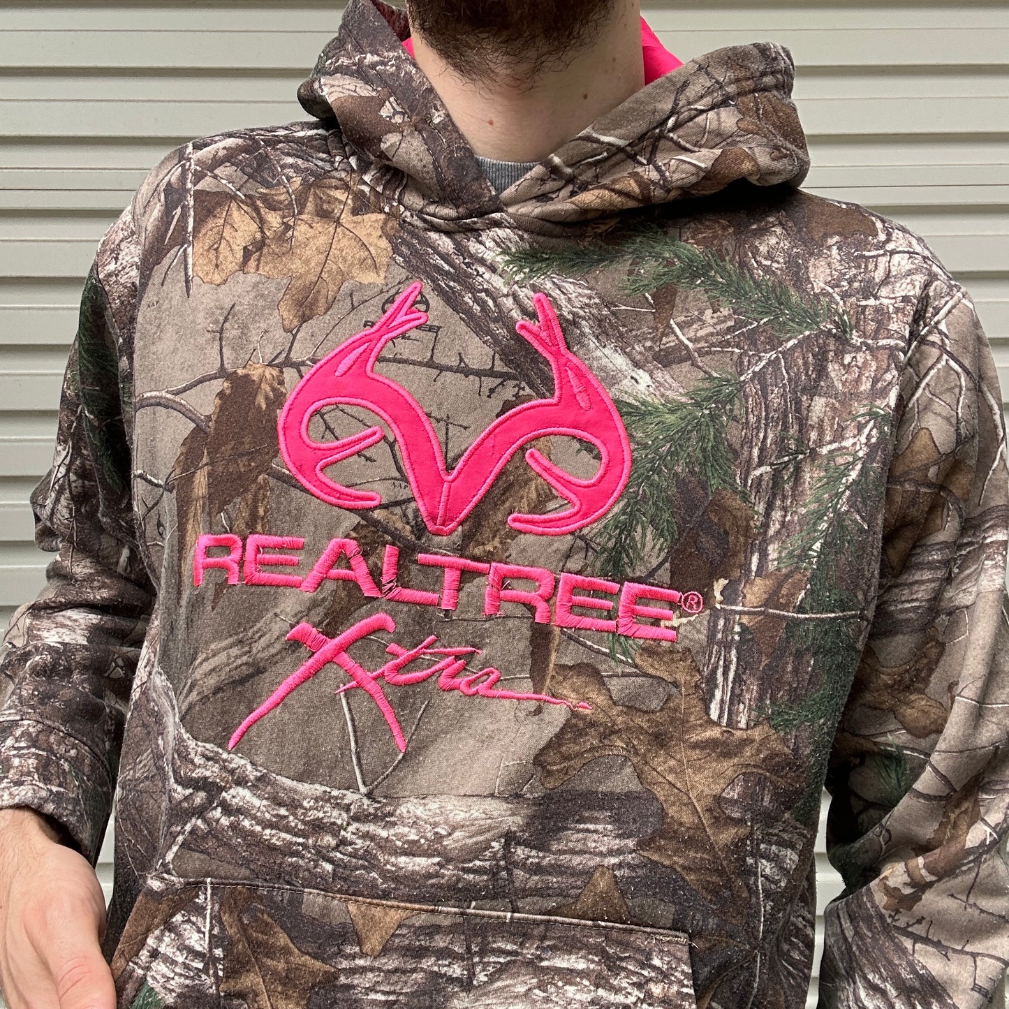 Vintage Realtree Pink Camo Hoodie - XL (W)