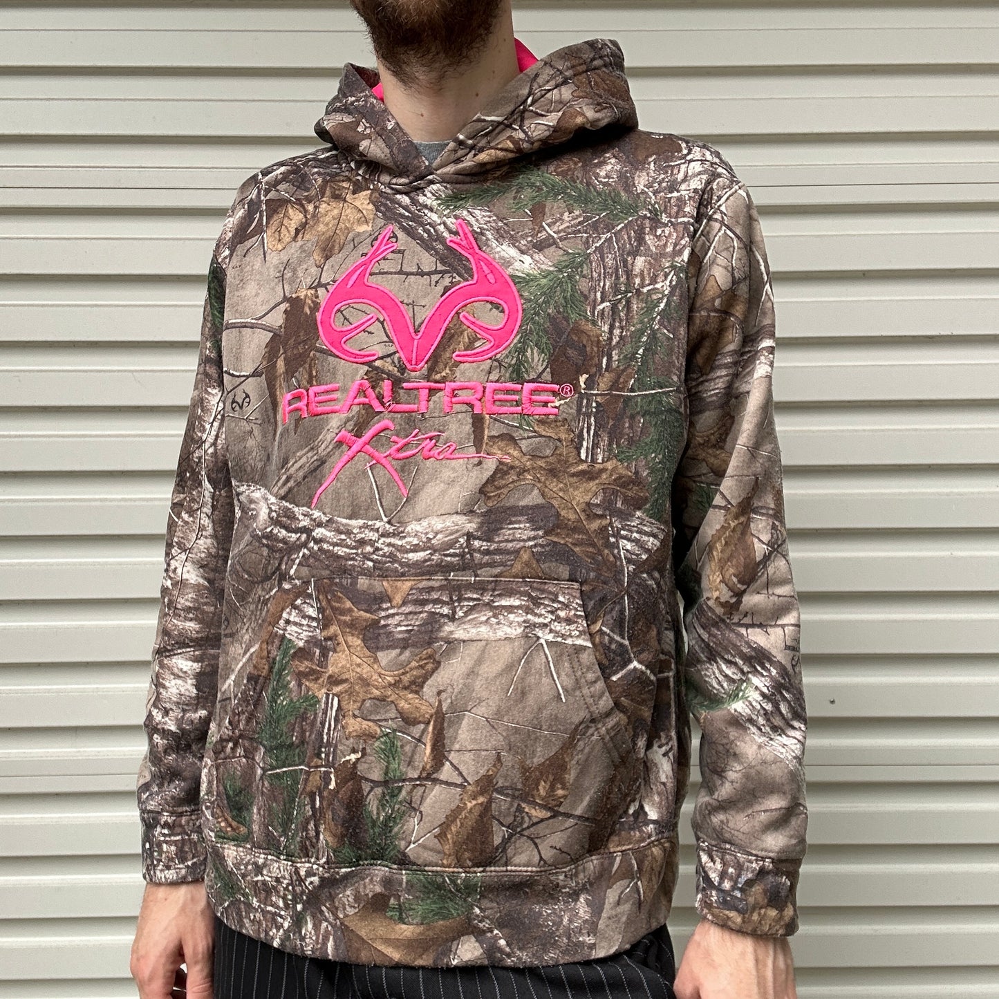 Vintage Realtree Pink Camo Hoodie - XL (W)