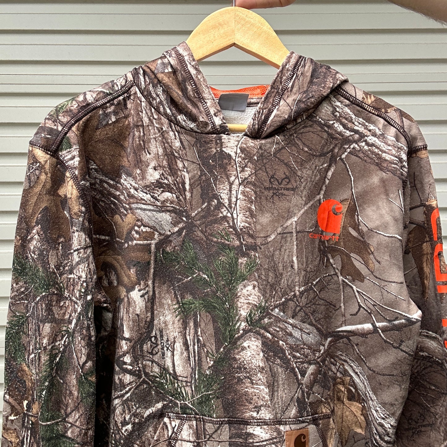 Vintage Carhartt Camo Hoodie - L (W)