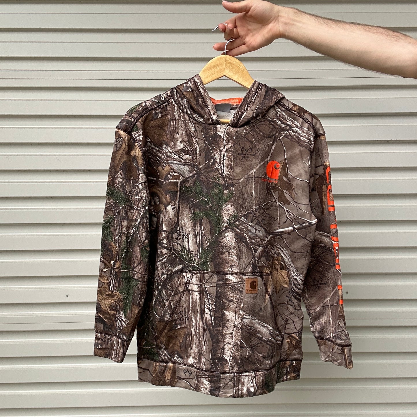 Vintage Carhartt Camo Hoodie - L (W)