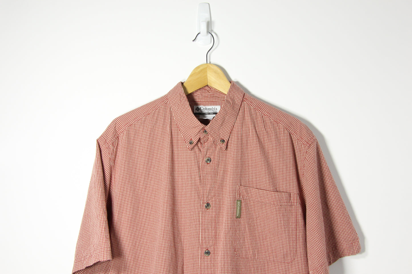 Vintage Columbia Short Sleeve Button Up - L