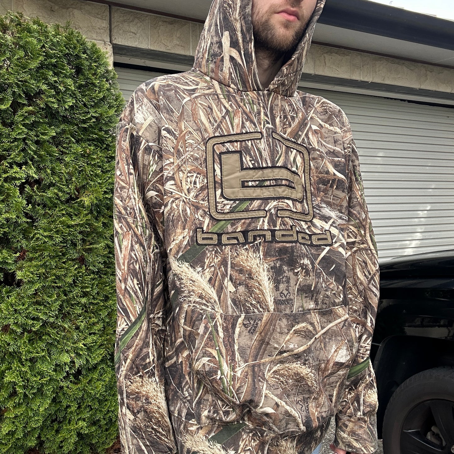 Vintage Banded Realtree Camo Hoodie - XL
