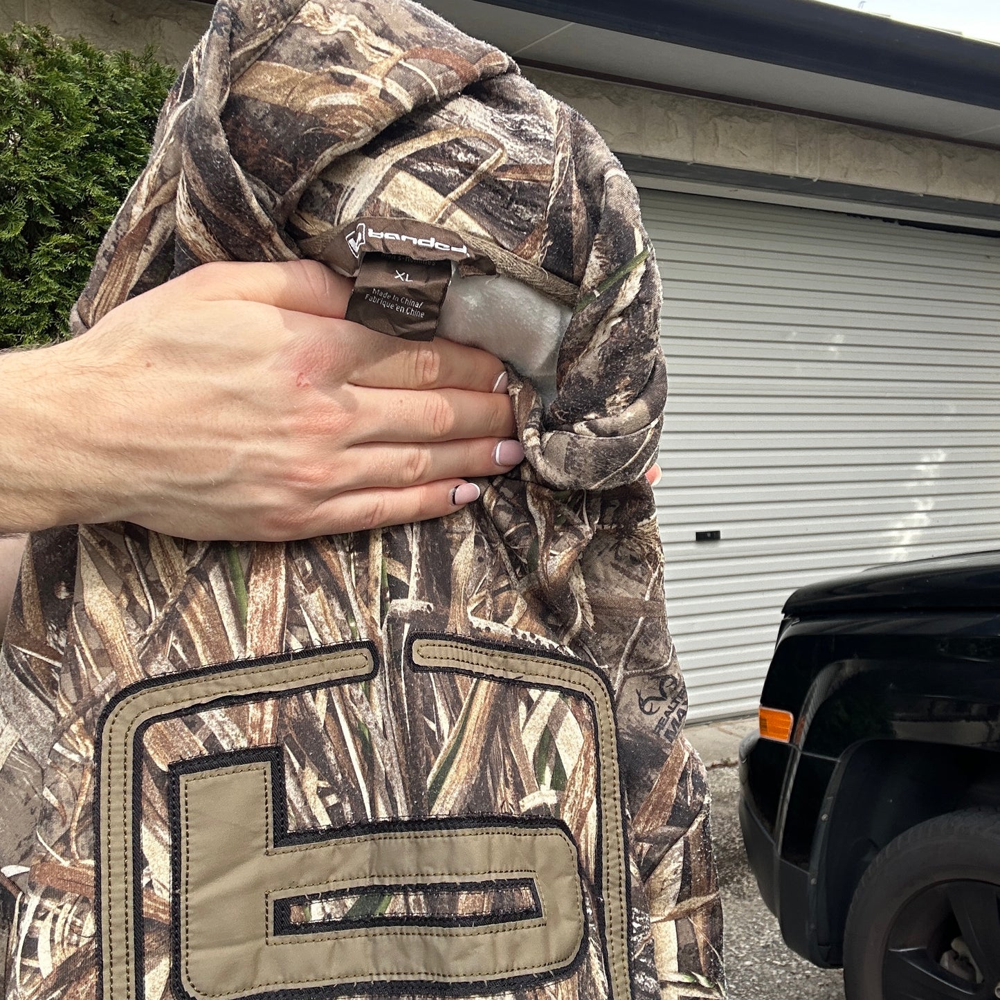 Vintage Banded Realtree Camo Hoodie - XL