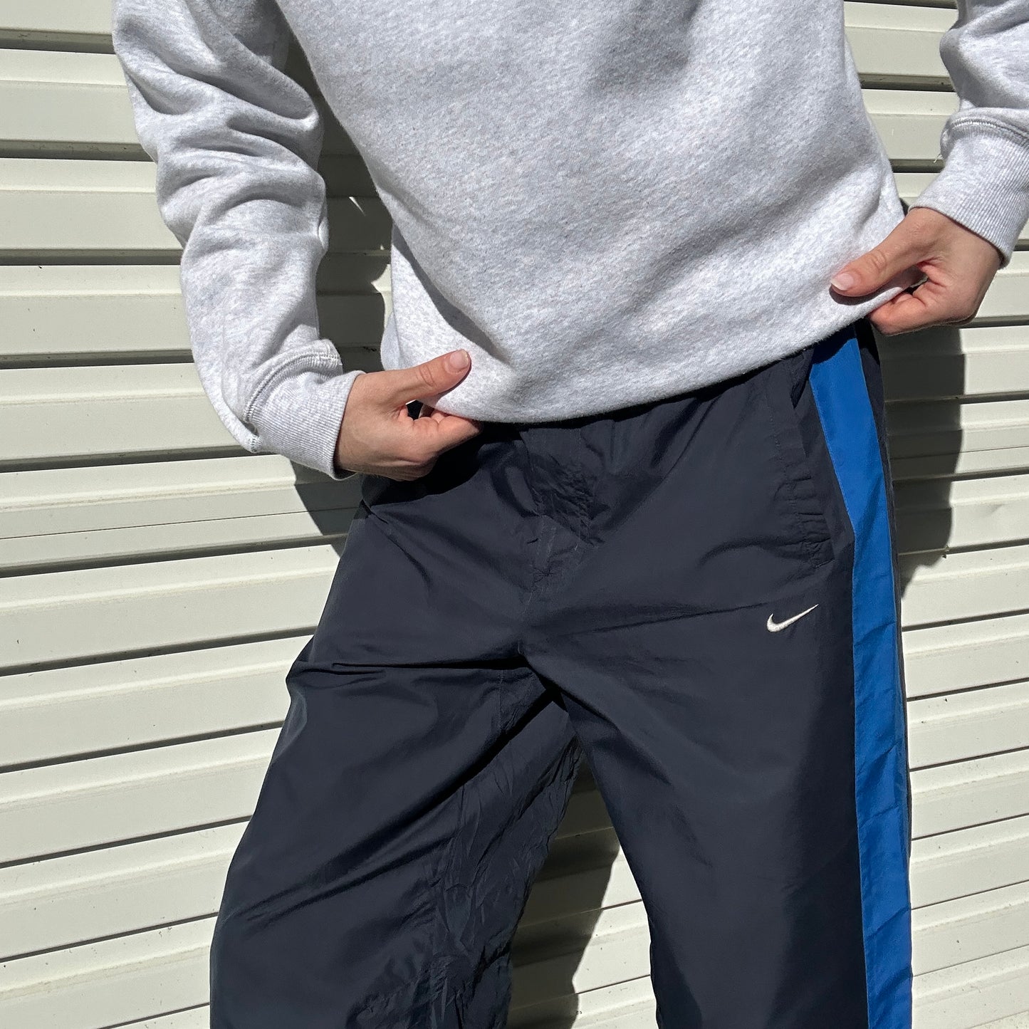 2000's Navy Nike Track Pants - L