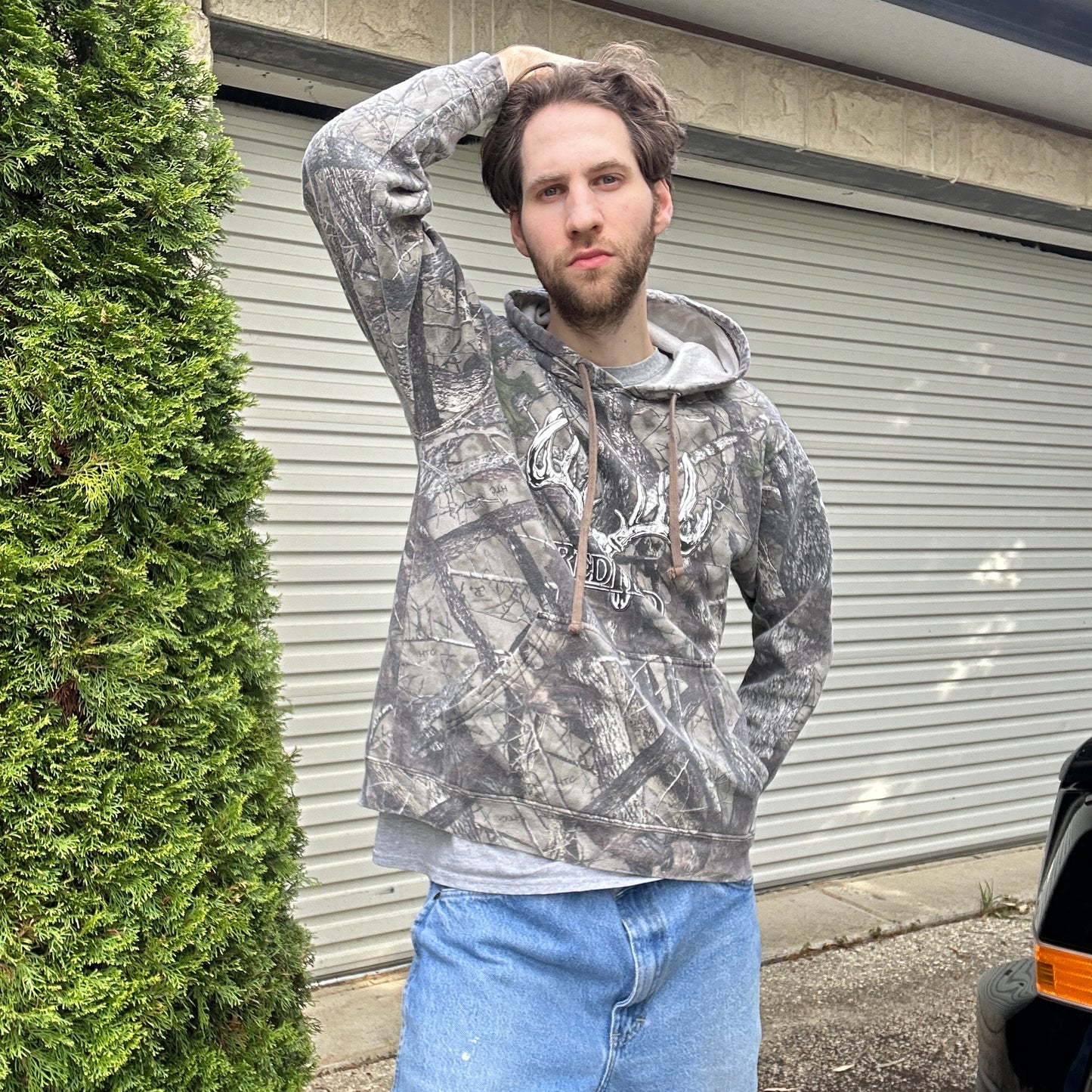 Vintage Redhead Camo Hoodie - M