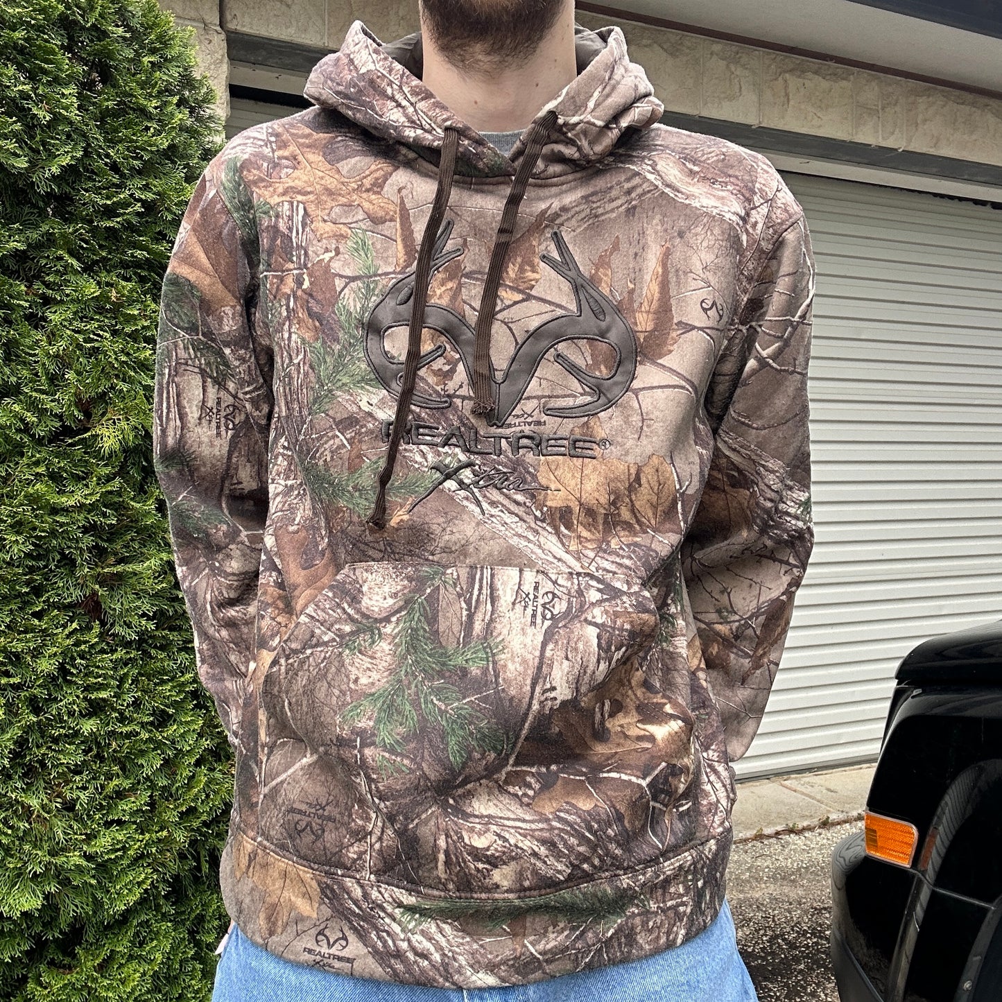 Vintage Realtree Camo Hoodie - L