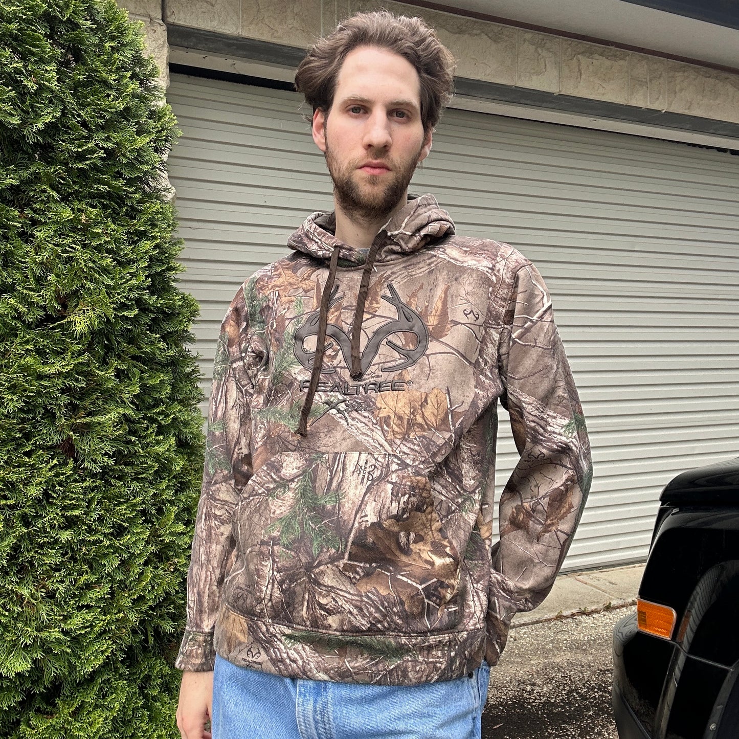 Vintage Realtree Camo Hoodie - L