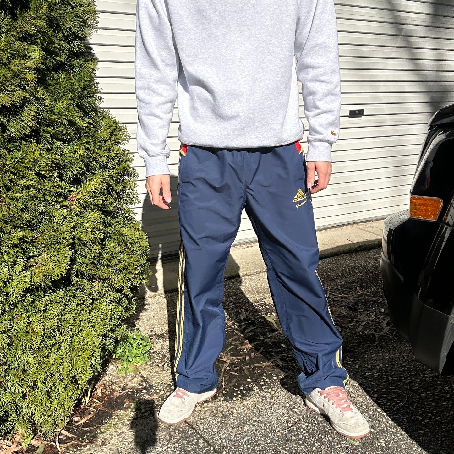 2000's Adidas Tricolor Track Pants - L