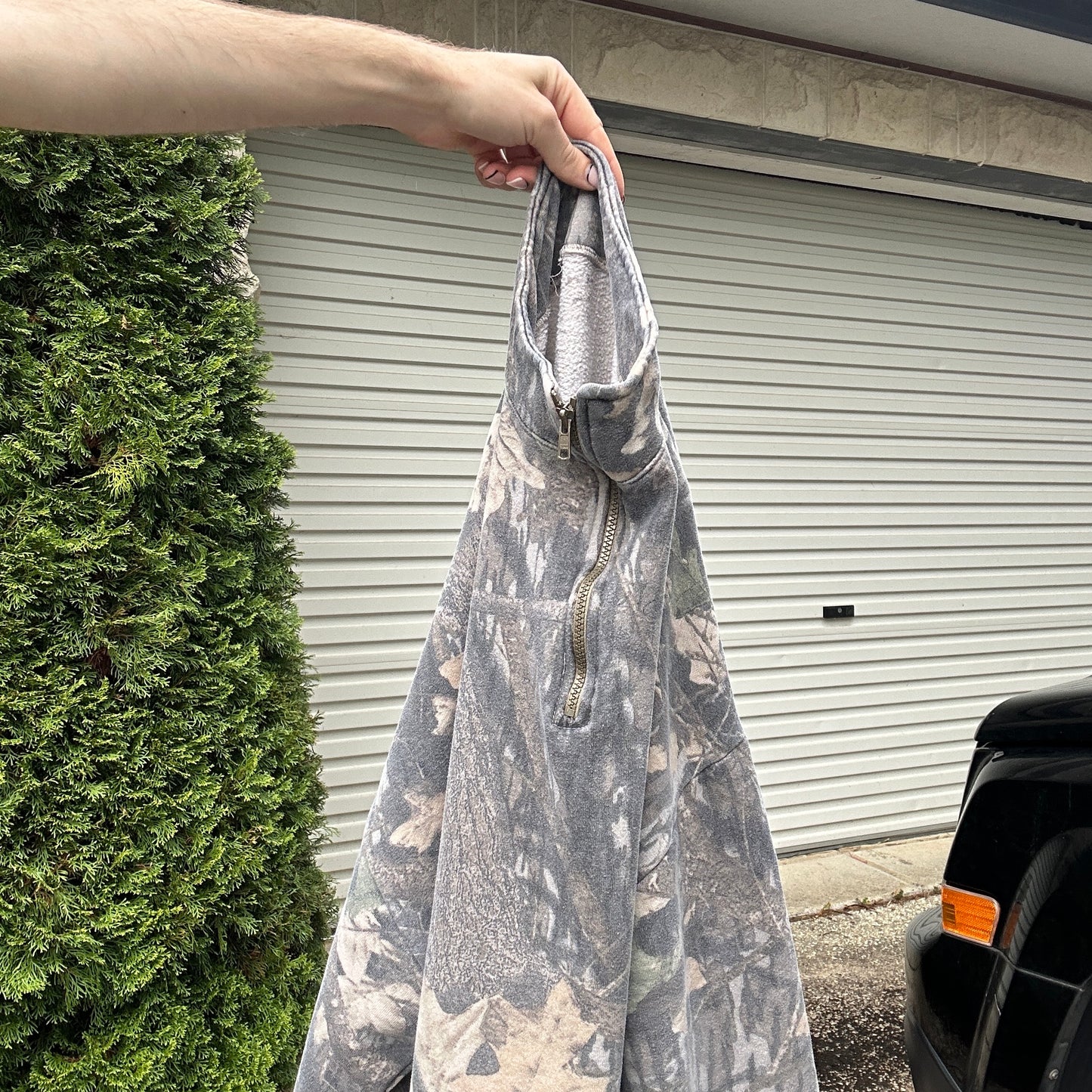 Vintage Realtree Camo 1/4 Zip Jumper - XL