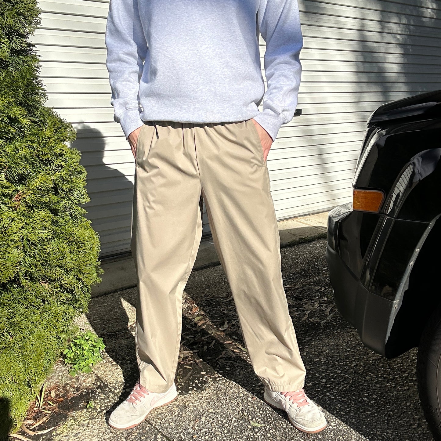 1990's Brown Nike Track Pants - L(W)