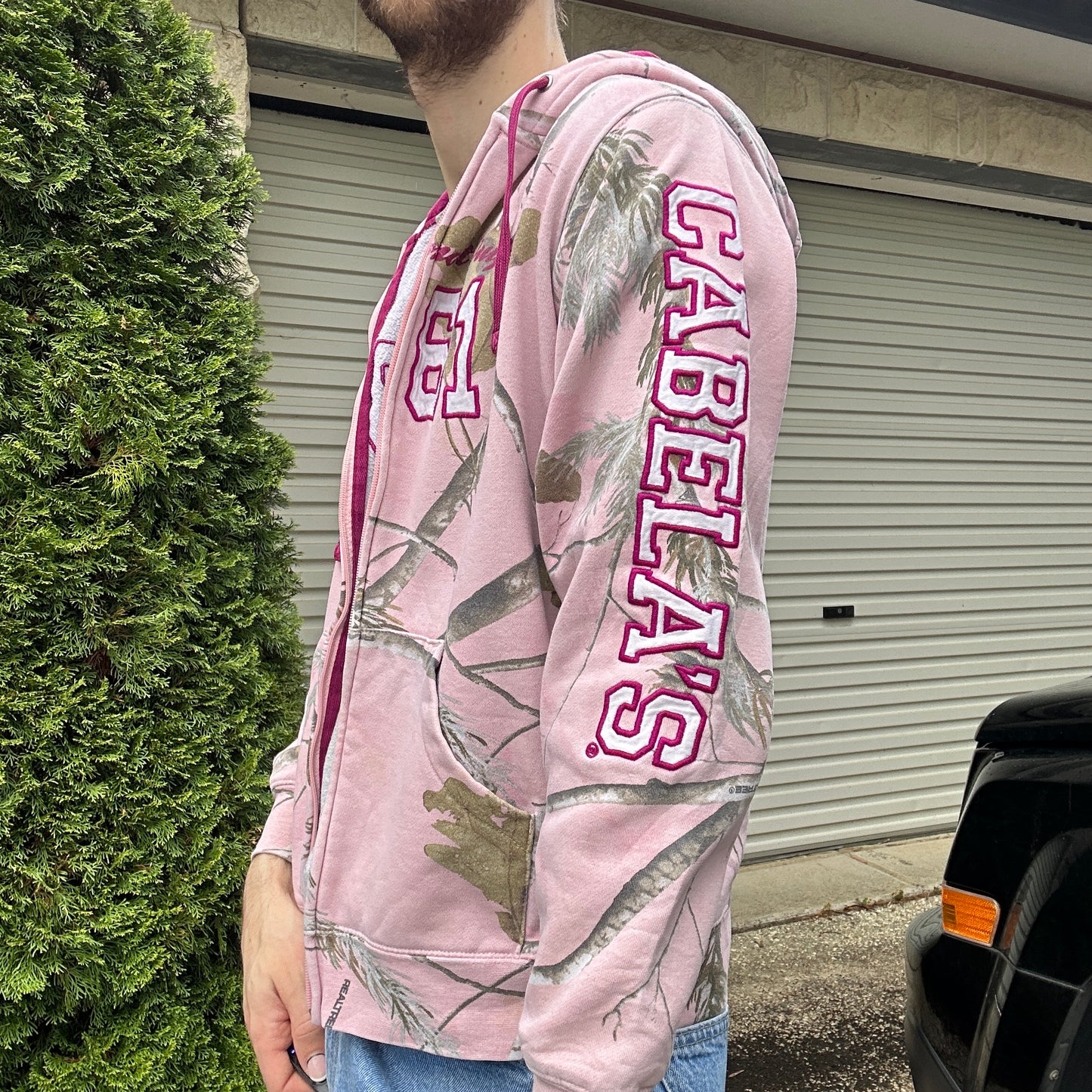 Vintage Cabela's Pink Camo Hoodie - M(W)