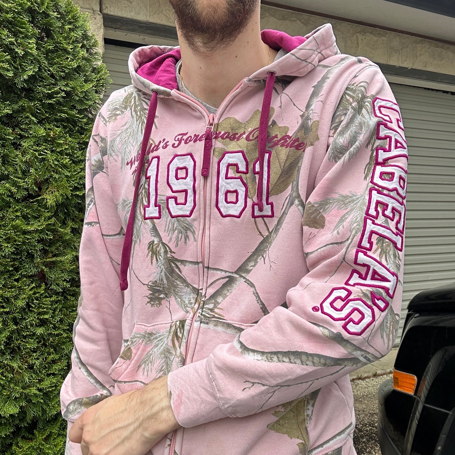 Vintage Cabela's Pink Camo Hoodie - M(W)