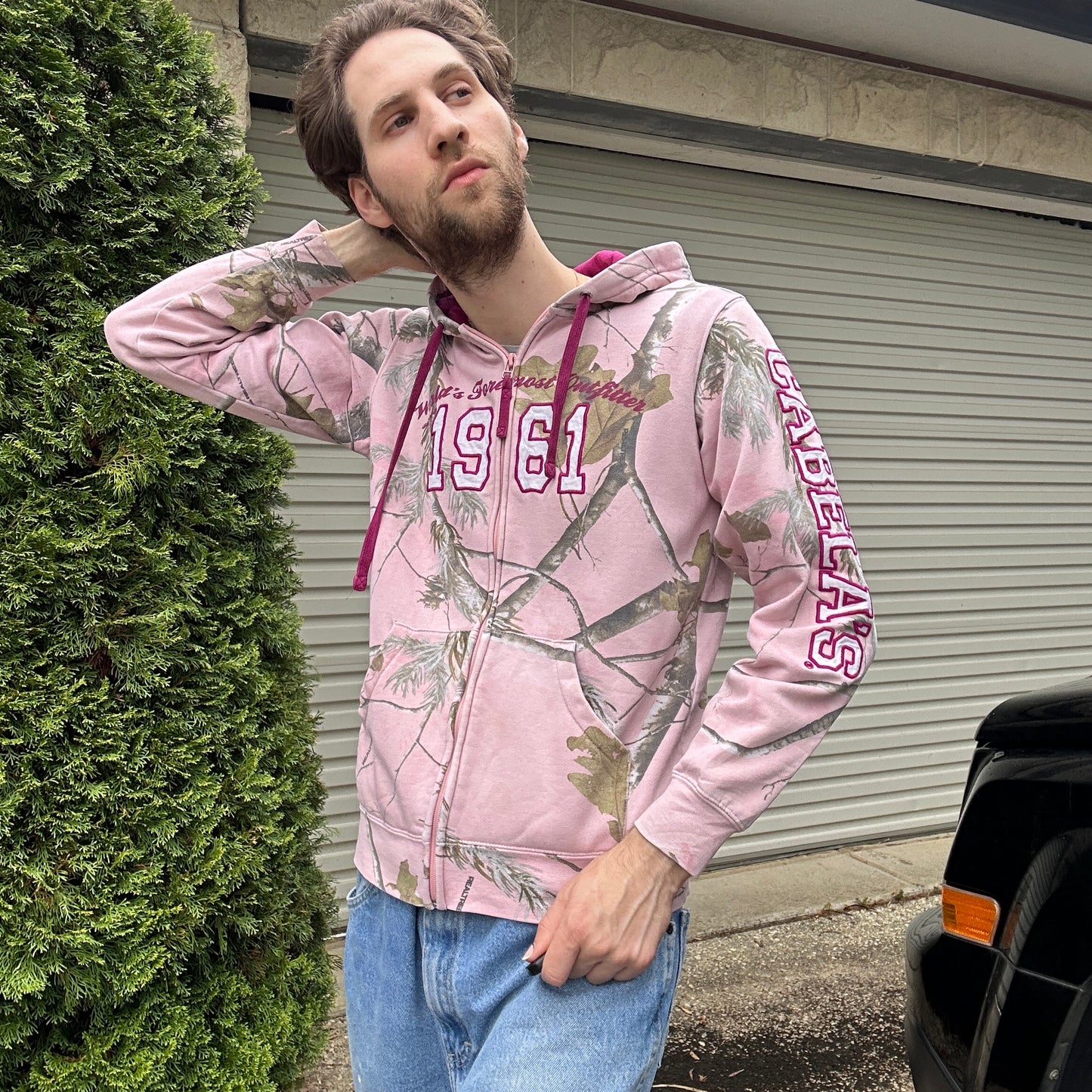 Vintage Cabela's Pink Camo Hoodie - M(W)