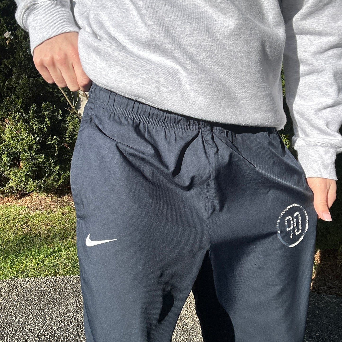 FOR DANIEL 2000's Navy Nike Track Pants - M