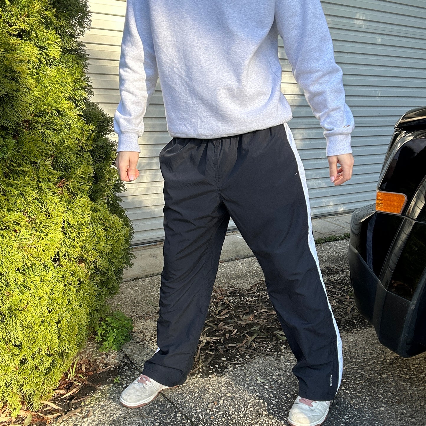 1990's Black Reebok Track Pants - XL