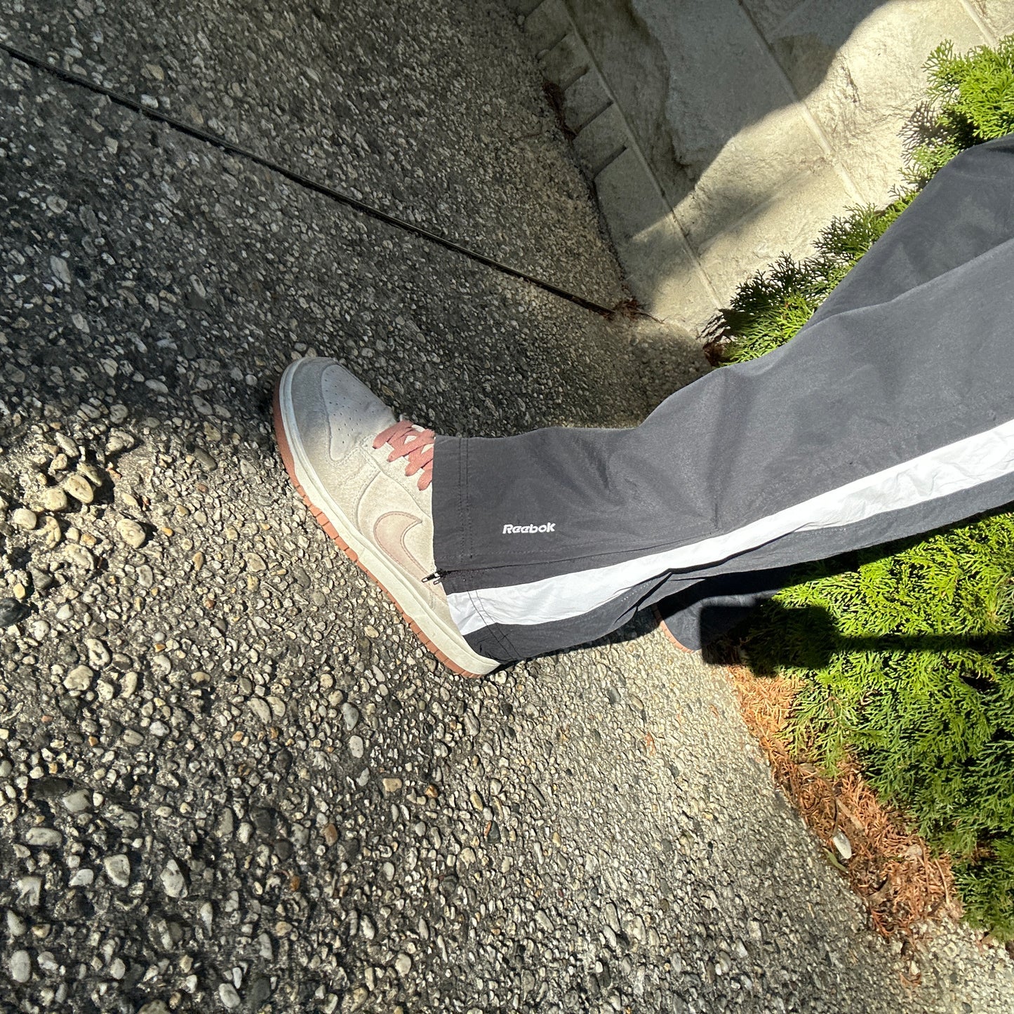 1990's Black Reebok Track Pants - XL