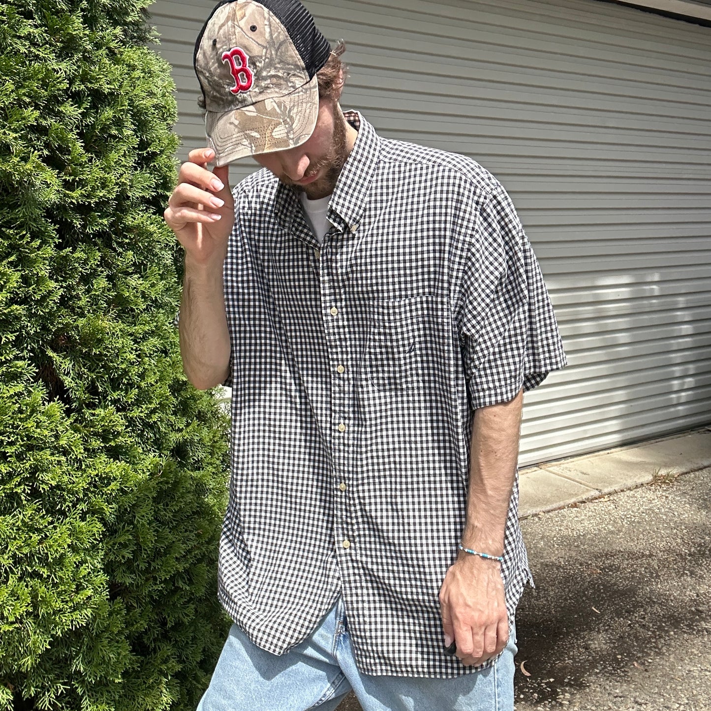 Vintage Nautica Button Up - XL