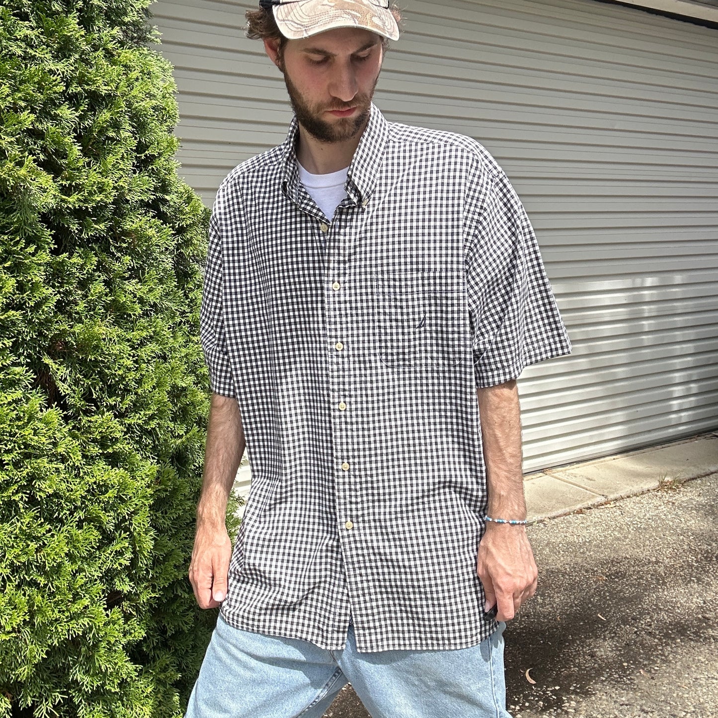 Vintage Nautica Button Up - XL
