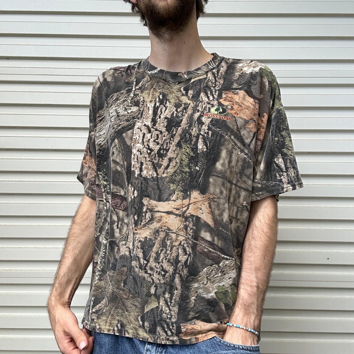 Vintage Realtree Mossy Oak Camo Tee - XXL