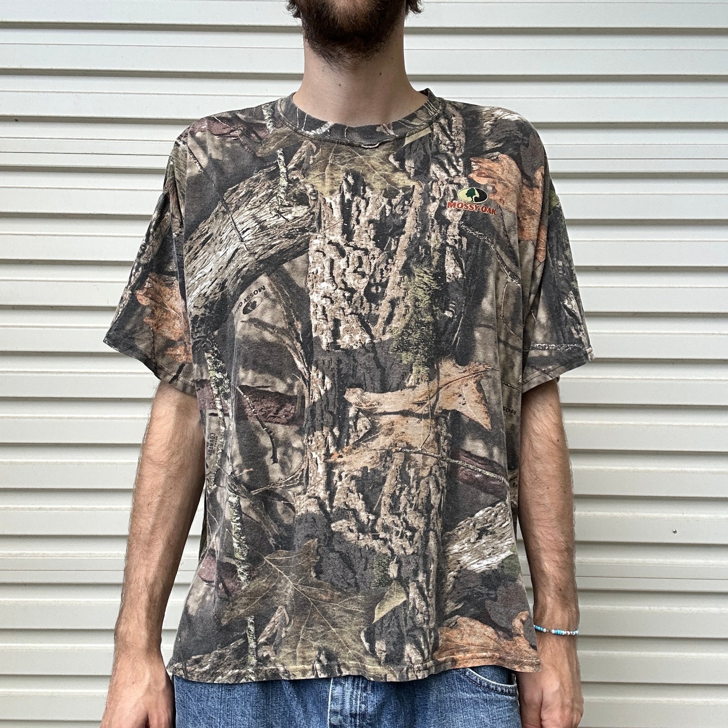 Vintage Realtree Mossy Oak Camo Tee - XXL