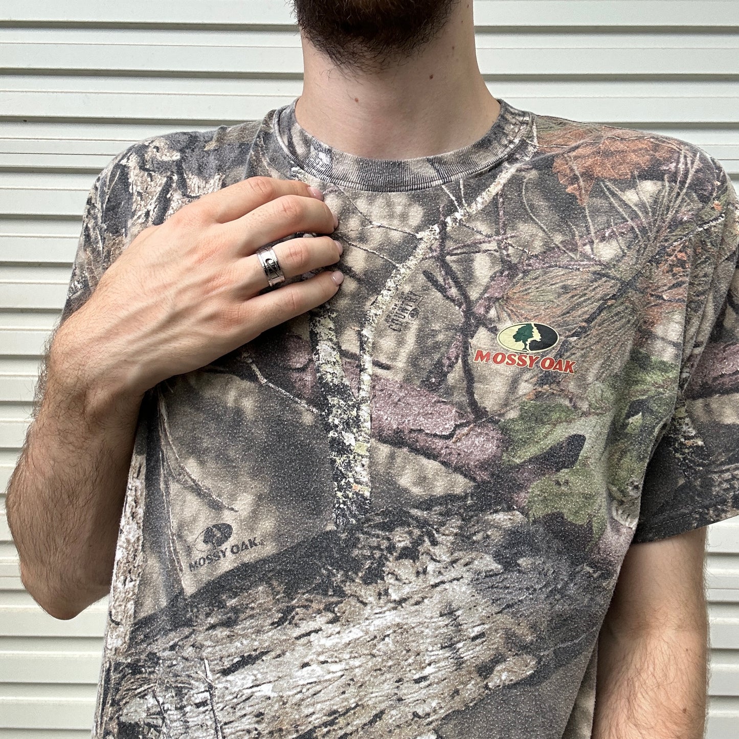 Vintage Mossy Oak Camo Tee - L (W)