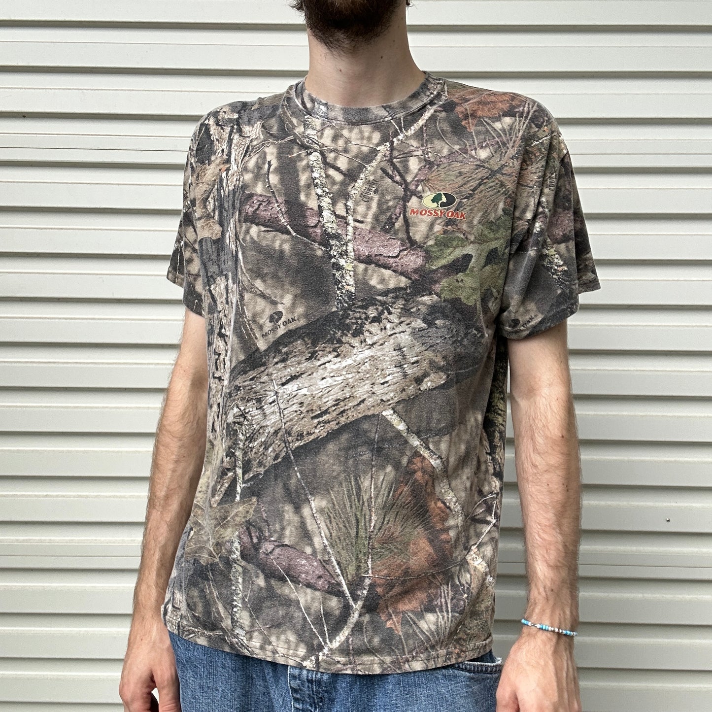Vintage Mossy Oak Camo Tee - L (W)