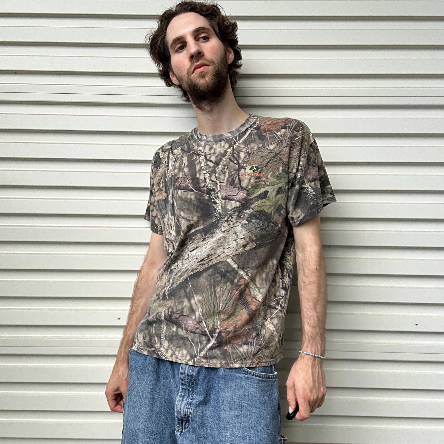 Vintage Mossy Oak Camo Tee - L (W)