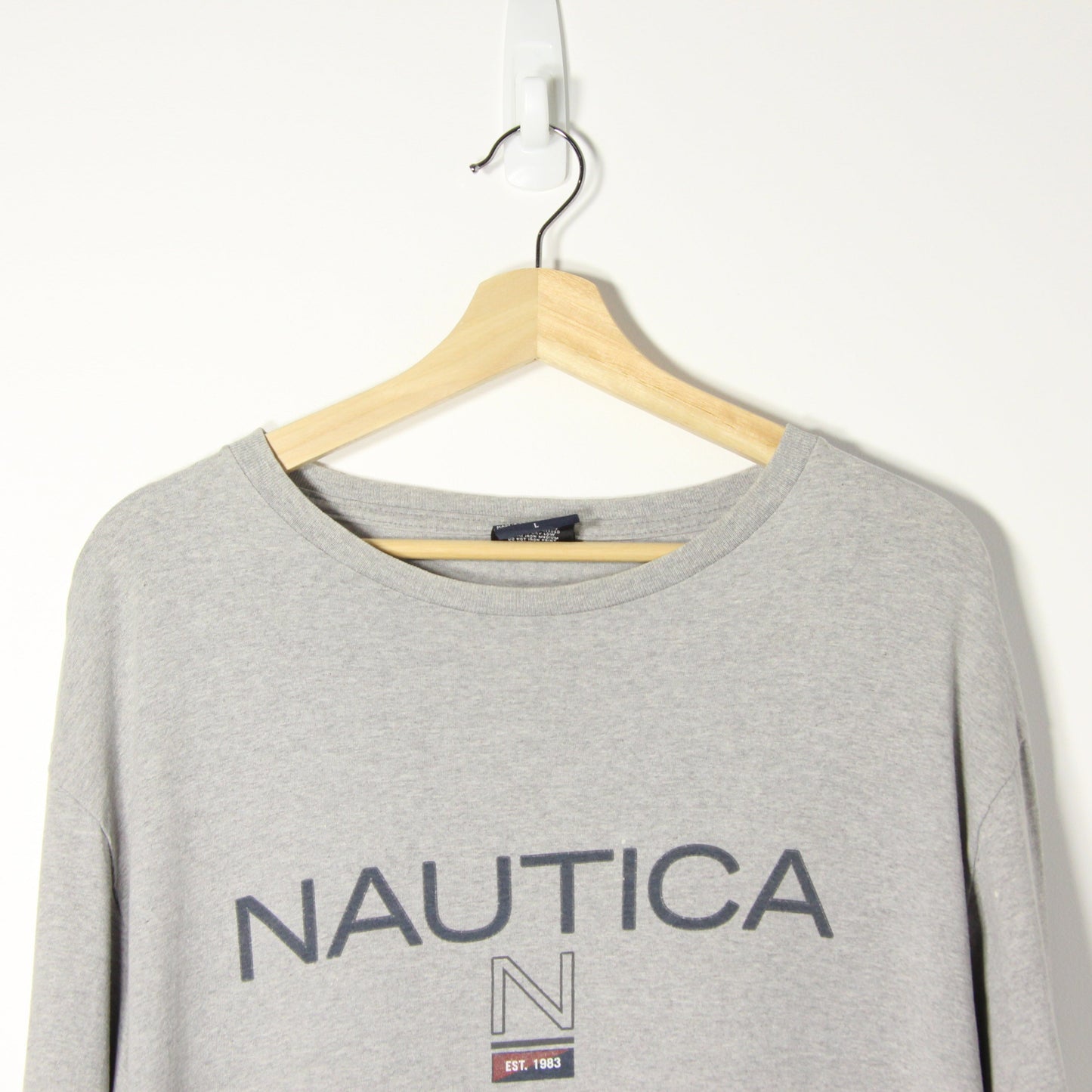 1990's Nautica Long Sleeve Tee - L