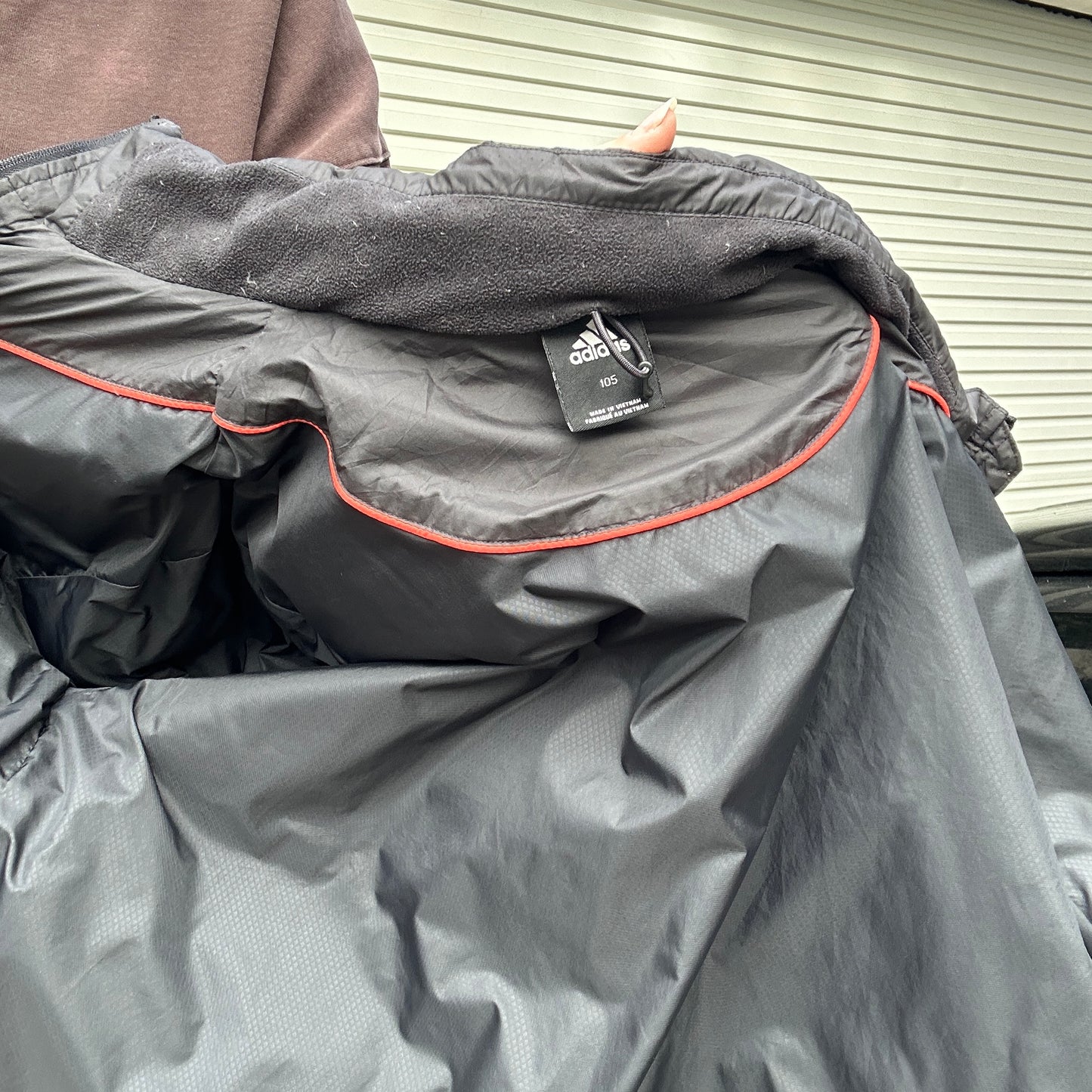 Vintage 2000's Black Adidas Puffer Jacket - L