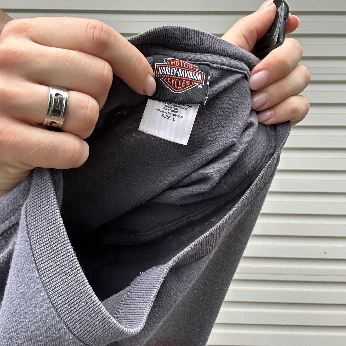 2000's Harley Davidson Graphic Tee - L