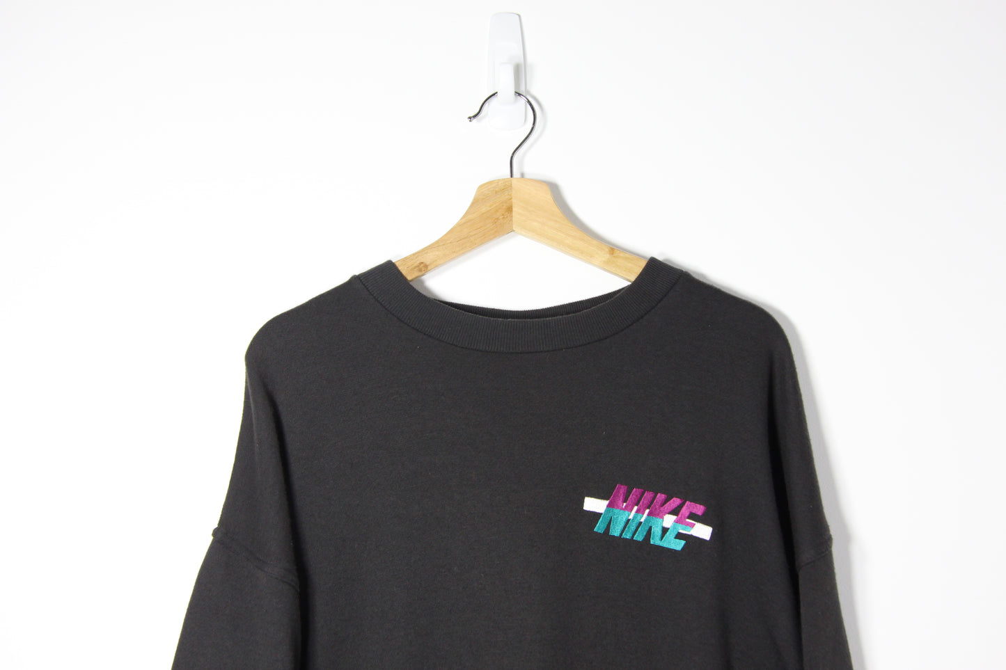 1990's Nike Spellout Sweatshirt - M
