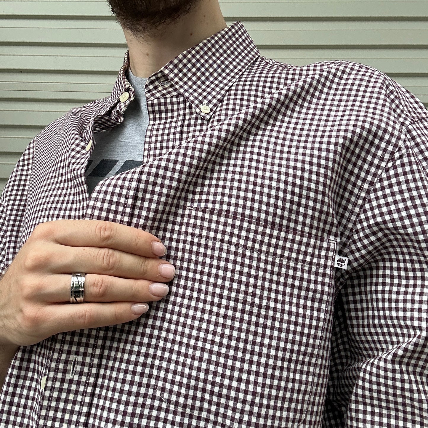 Vintage Timberland Button Up Shirt - XL