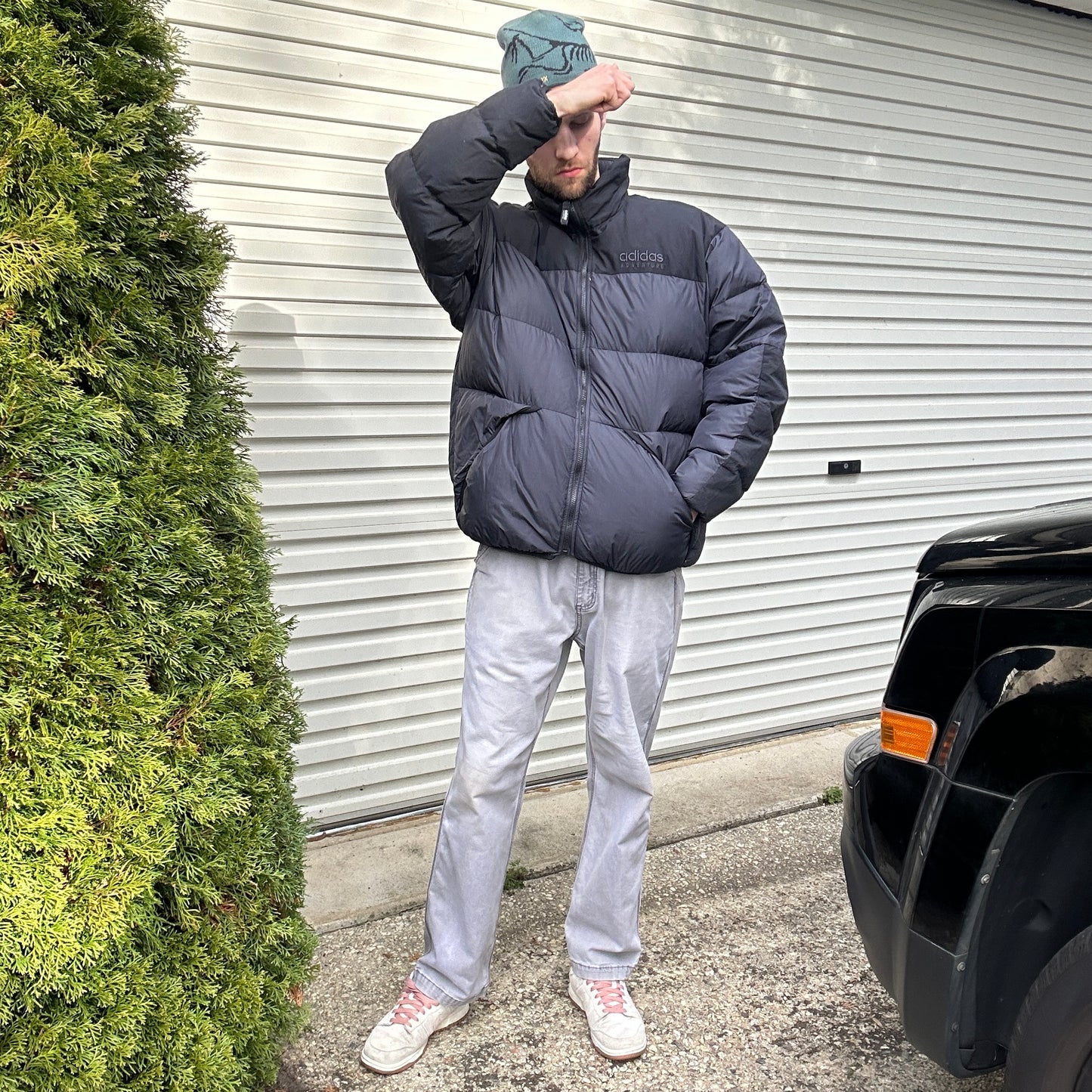 Vintage Adidas Adventure Puffer Jacket - L/XL