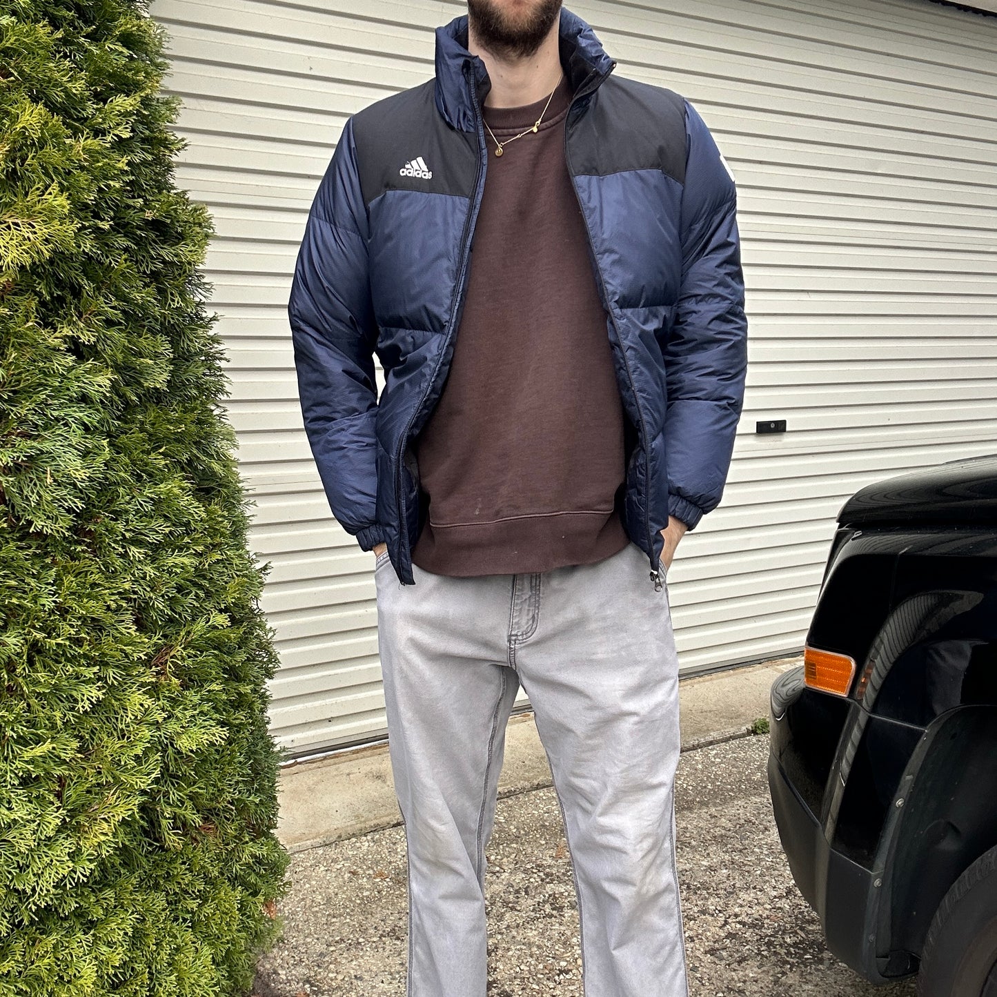Vintage Adidas Puffer Jacket - M/L